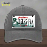 Louisiana Tigers Fan Novelty License Plate Hat Tag Unconstructed Cotton / Charcoal