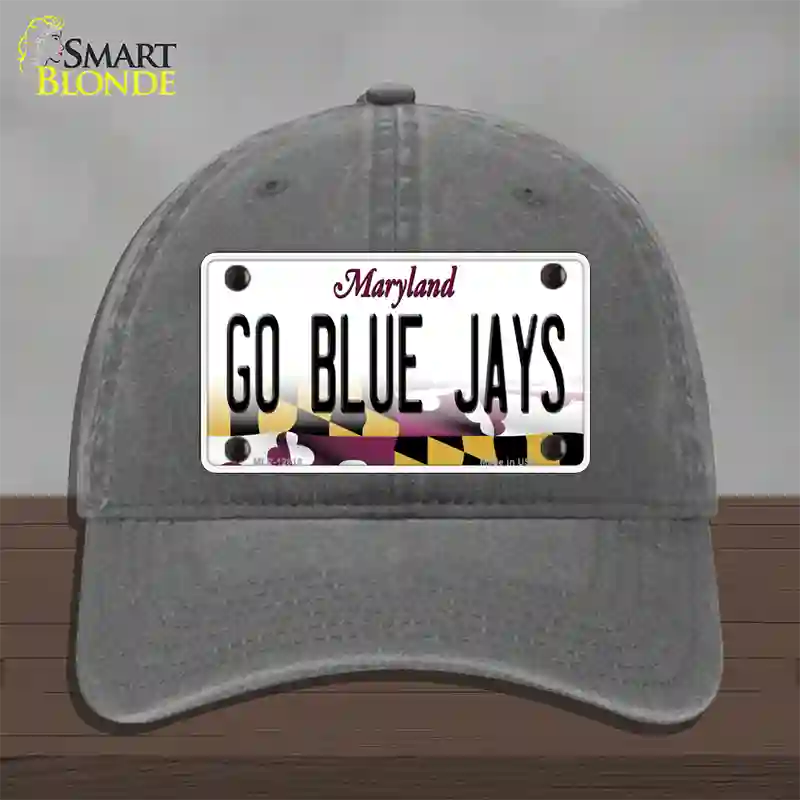 Go Blue Jays Novelty License Plate Hat Unconstructed Cotton / Charcoal