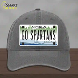 Go Spartans Novelty License Plate Hat Unconstructed Cotton / Charcoal