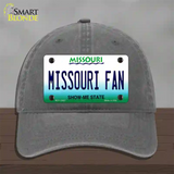 Missouri Fan Novelty License Plate Hat Unconstructed Cotton / Charcoal