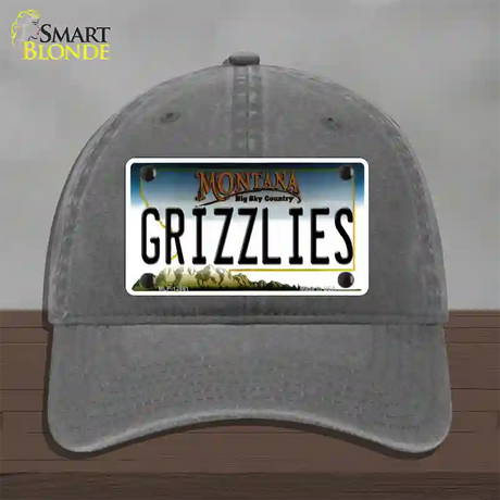 Grizzlies Novelty License Plate Hat Unconstructed Cotton / Charcoal