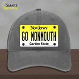 Go Monmouth Novelty License Plate Hat Unconstructed Cotton / Charcoal