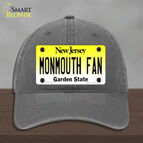 Monmouth Fan Novelty License Plate Hat Unconstructed Cotton / Charcoal