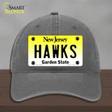 Hawks Novelty License Plate Hat Unconstructed Cotton / Charcoal