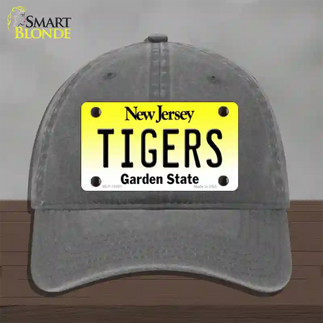 Tigers Novelty License Plate Hat Unconstructed Cotton / Charcoal