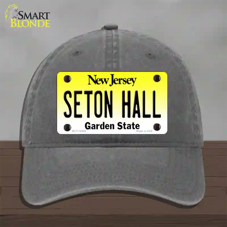 Seton Hall Novelty License Plate Hat Unconstructed Cotton / Charcoal