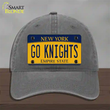 Go Black Knights Novelty License Plate Hat Unconstructed Cotton / Charcoal