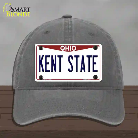 Kent State Novelty License Plate Hat Unconstructed Cotton / Charcoal