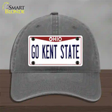 Go Kent State Novelty License Plate Hat Unconstructed Cotton / Charcoal