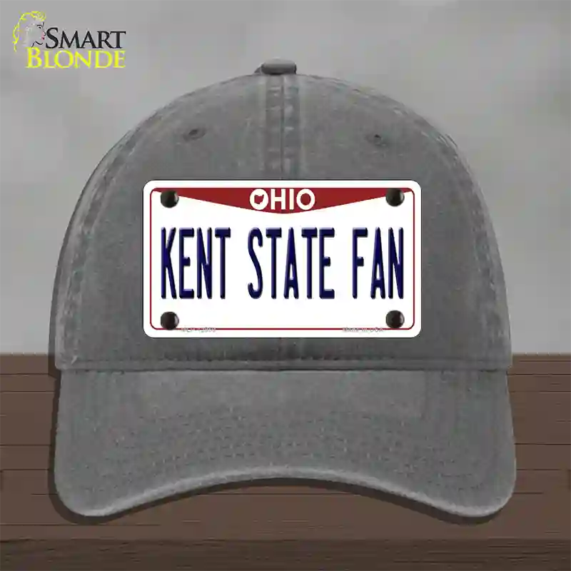 Kent State Fan Novelty License Plate Hat Unconstructed Cotton / Charcoal