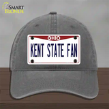 Kent State Fan Novelty License Plate Hat Unconstructed Cotton / Charcoal