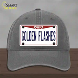 Golden Flashes Novelty License Plate Hat Unconstructed Cotton / Charcoal