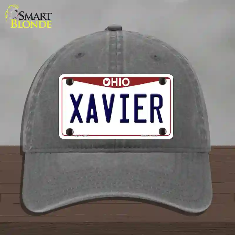 Xavier Novelty License Plate Hat Unconstructed Cotton / Charcoal