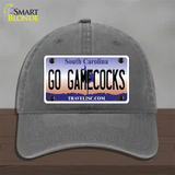 Go Gamecocks Novelty License Plate Hat Unconstructed Cotton / Charcoal