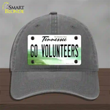 Go Volunteers Novelty License Plate Hat Unconstructed Cotton / Charcoal