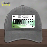 Commodores Novelty License Plate Hat Unconstructed Cotton / Charcoal