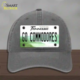 Go Commodores Novelty License Plate Hat Unconstructed Cotton / Charcoal