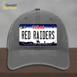 Red Raiders Novelty License Plate Hat Unconstructed Cotton / Charcoal