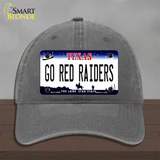 Go Red Raiders Novelty License Plate Hat Unconstructed Cotton / Charcoal