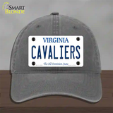 Cavaliers Novelty License Plate Hat Unconstructed Cotton / Charcoal