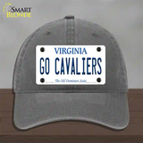 Go Cavaliers Novelty License Plate Hat Unconstructed Cotton / Charcoal