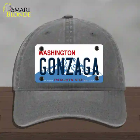 Gonzaga Novelty License Plate Hat Unconstructed Cotton / Charcoal