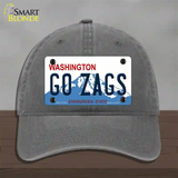 Go Zags Novelty License Plate Hat Unconstructed Cotton / Charcoal