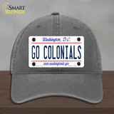 Go Colonials Novelty License Plate Hat Unconstructed Cotton / Charcoal