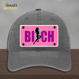 She-Devil Bitch Novelty License Plate Hat Unconstructed Cotton / Charcoal