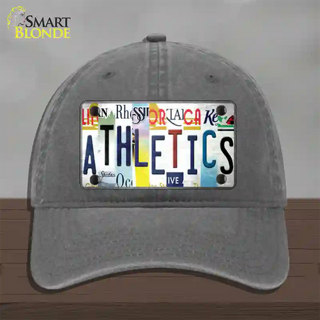 As Strip Art Novelty License Plate Hat Tag Unconstructed Cotton / Charcoal