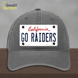 Go Raiders Novelty License Plate Hat Tag Unconstructed Cotton / Charcoal