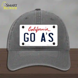 Go Athletics Novelty License Plate Hat Tag Unconstructed Cotton / Charcoal