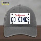 Go Kings Novelty License Plate Hat Tag Unconstructed Cotton / Charcoal