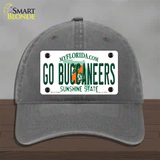 Go Buccaneers Novelty License Plate Hat Tag Unconstructed Cotton / Charcoal