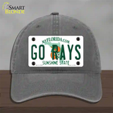 Go Rays Novelty License Plate Hat Tag Unconstructed Cotton / Charcoal