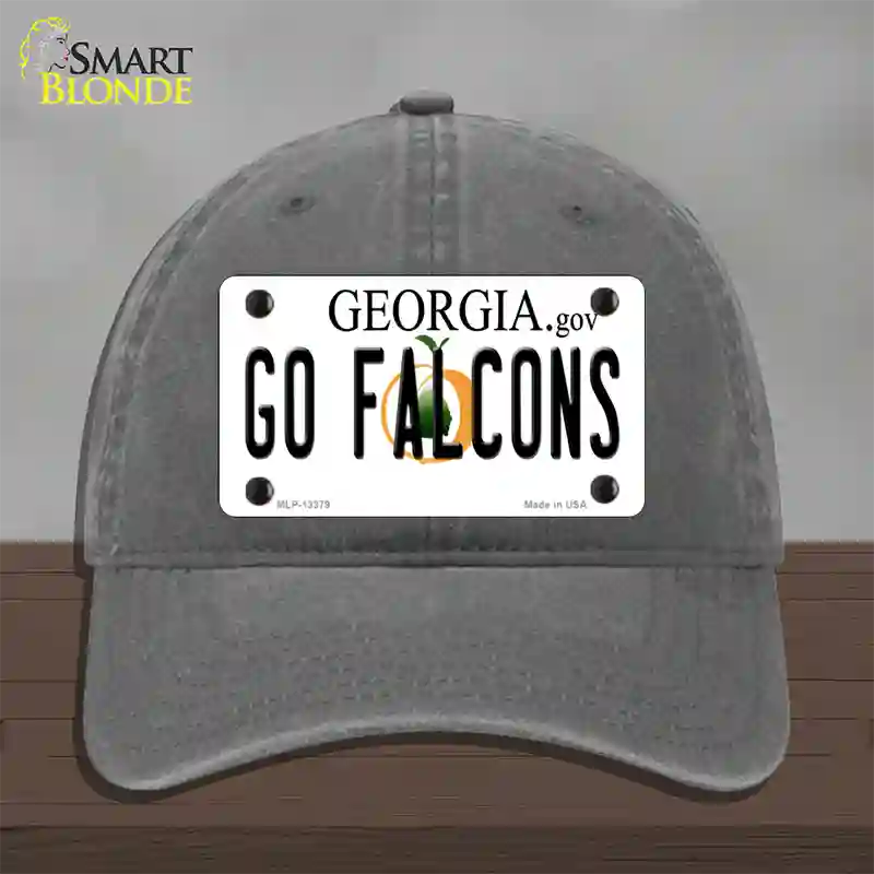 Go Falcons Novelty License Plate Hat Tag Unconstructed Cotton / Charcoal