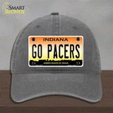 Go Pacers Novelty License Plate Hat Tag Unconstructed Cotton / Charcoal