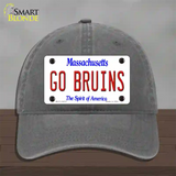 Go Bruins Novelty License Plate Hat Tag Unconstructed Cotton / Charcoal