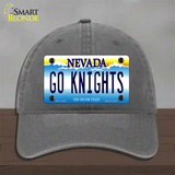 Go Golden Knights Novelty License Plate Hat Tag Unconstructed Cotton / Charcoal