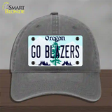 Go Blazers Novelty License Plate Hat Tag Unconstructed Cotton / Charcoal