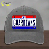 Guardians Ohio Aviation Novelty License Plate Hat Tag Unconstructed Cotton / Charcoal