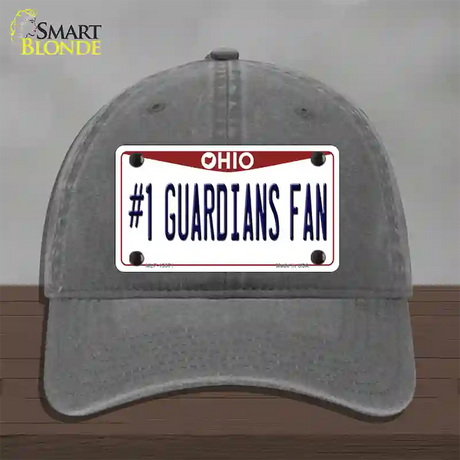 Number 1 Guardians Fan Ohio Novelty License Plate Hat Tag Unconstructed Cotton / Charcoal