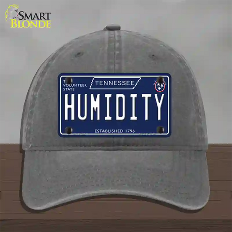 Humidity Tennessee Blue Novelty License Plate Hat Tag Unconstructed Cotton / Charcoal