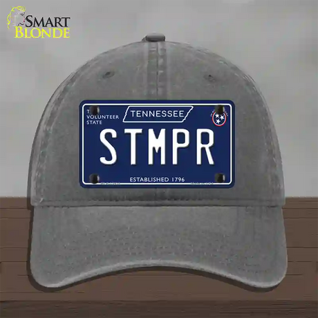 Stmpr Tennessee Blue Novelty License Plate Hat Tag Unconstructed Cotton / Charcoal