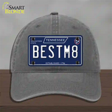 Best M8 Tennessee Blue Novelty License Plate Hat Tag Unconstructed Cotton / Charcoal