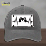 Video Games Heart Beat Novelty License Plate Hat Tag Unconstructed Cotton / Charcoal