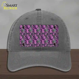 Purple Vortex Novelty License Plate Hat Unconstructed Cotton / Charcoal