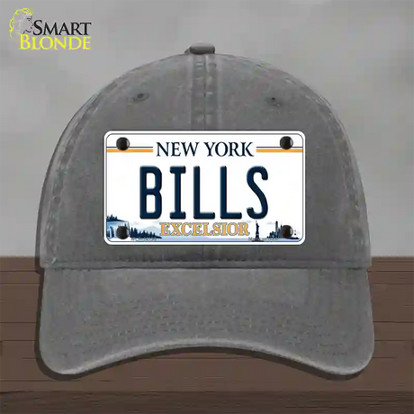 Bills New York Excelsior Novelty License Plate Hat Unconstructed Cotton / Charcoal