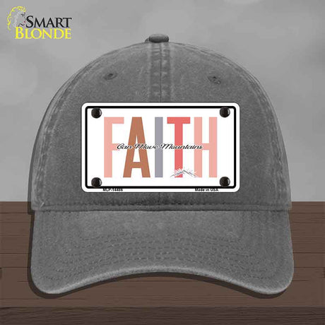 Faith Can Move Mountains Novelty License Plate Hat HAT-MLP-14486