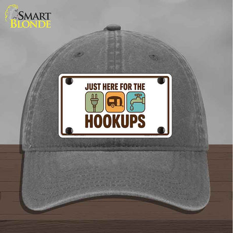 Just Here for the Hookups Novelty License Plate Hat HAT-MLP-14531